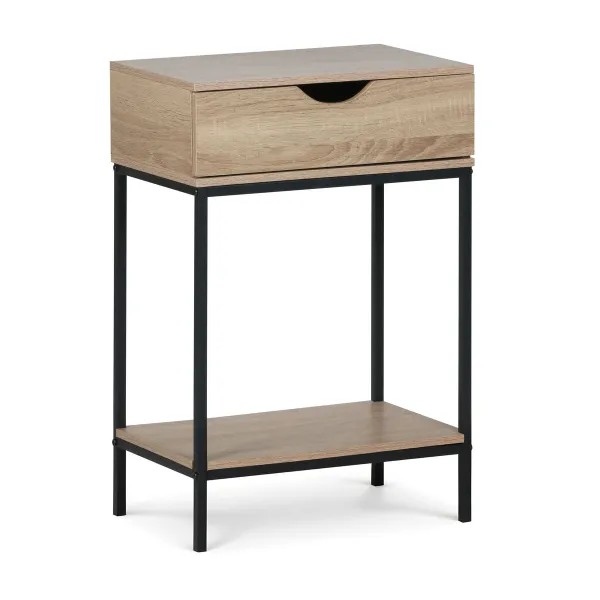 Occasional Furniture MobleKit Brown Black 45 x 30 x 68 cm Wood Metal