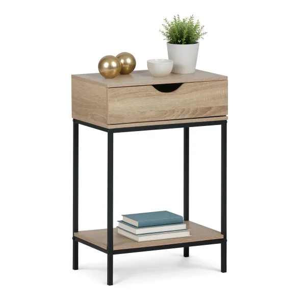 Occasional Furniture MobleKit Brown Black 45 x 30 x 68 cm Wood Metal