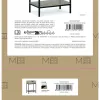 Вспомогательная мебель MobleKit Коричневый Чёрный 45 x 30 x 68 cm Деревянный Металл