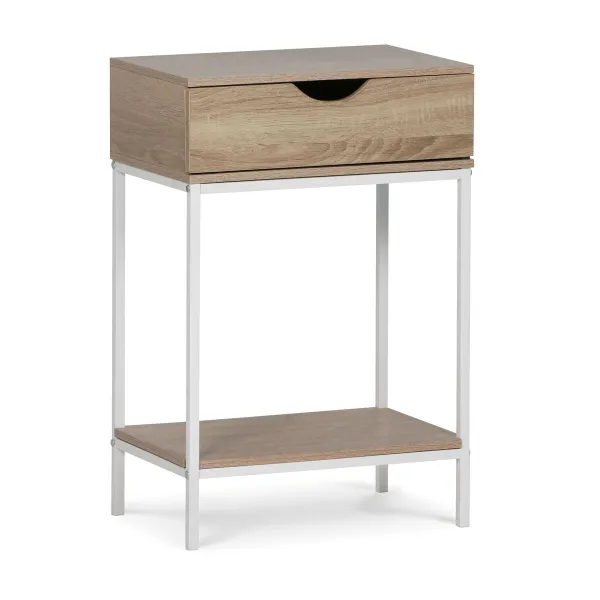 Occasional Furniture MobleKit White Brown 45 x 30 x 68 cm Wood Metal