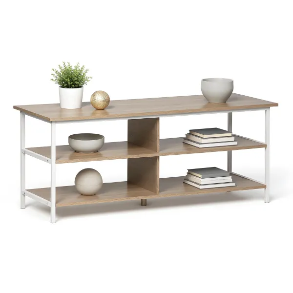 Satunnaiset huonekalut MobleKit Valkoinen Ruskea 110 x 40 x 45 cm Puu Metalli