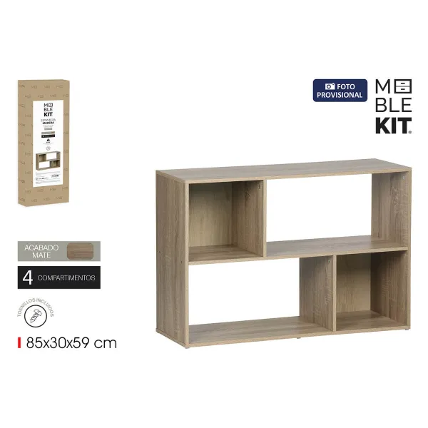 Plaukti MobleKit Brūns Koks 85 x 30 x 59 cm