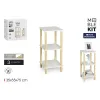 Полка MobleKit Белый Коричневый Деревянный 35 x 35 x 75 cm (2 штук)