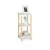 Полка MobleKit Белый Коричневый Деревянный 35 x 35 x 75 cm (2 штук)