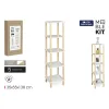 Plaukti MobleKit Balts Koks 35 x 35 x 138 cm