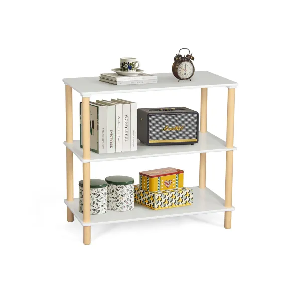 Shelves MobleKit White Wood 80 x 35 x 75 cm