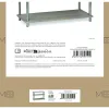 Полка MobleKit Коричневый Серебристый Деревянный Сталь 80 x 38,5 x 56 cm