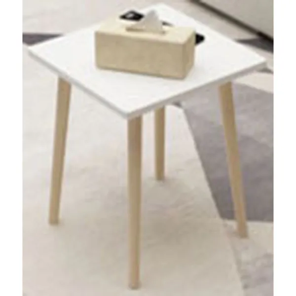Mazs galdiņš MobleKit Balts Brūns 40 x 40 x 40 cm (2 gb.)