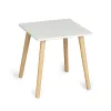 Sivupöytä MobleKit Valkoinen Ruskea 40 x 40 x 40 cm (2 osaa)