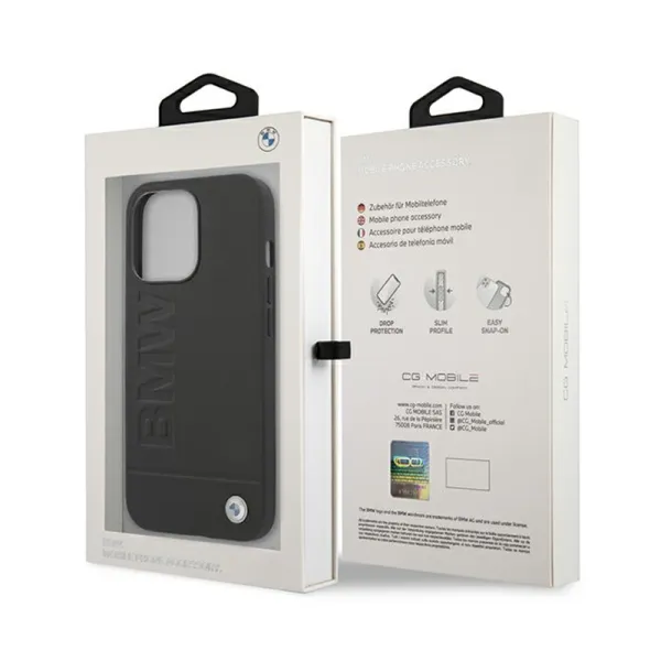 BMW Signature Logo Imprint - Case for iPhone 13 Pro Max (Black)