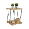 Side table MobleKit Brown Black 31,8 x 31,8 x 38,5 cm (4 Units)