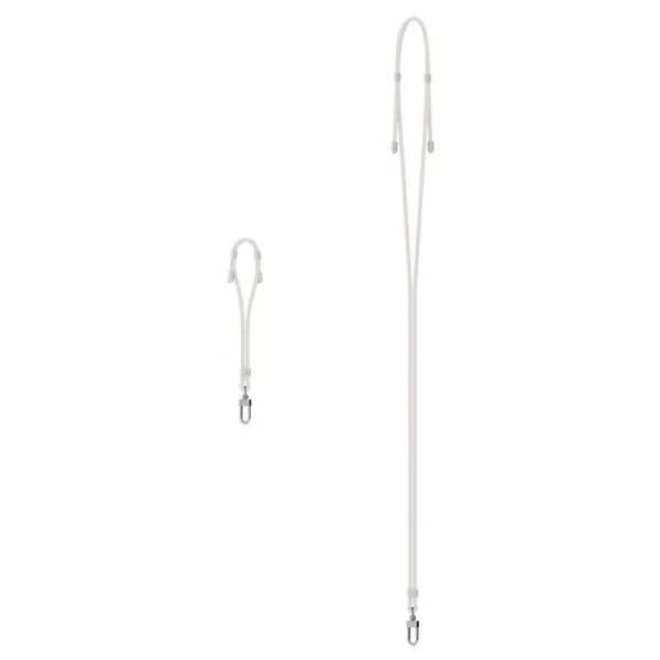Spigen Universal Strap Set Crossbody & Wrist - Phone Strap for Shoulder & Wrist (Pearl White)