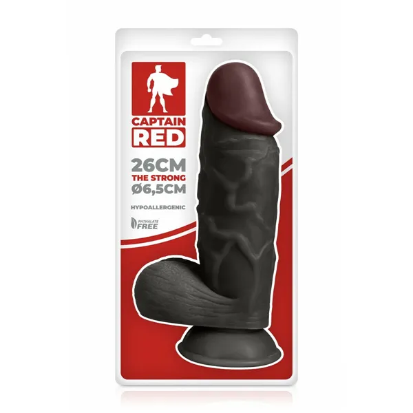 Dildo Captain Red Black