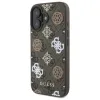 Guess Peony On 4G Background MagSafe - Case for iPhone 16 (brown)