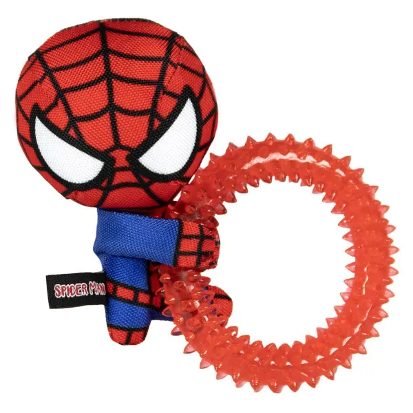 Košļājamā rotaļlieta suņiem Spider-Man   Sarkans 7,0 x 12,5 x 18,5 cm (4 gb.)