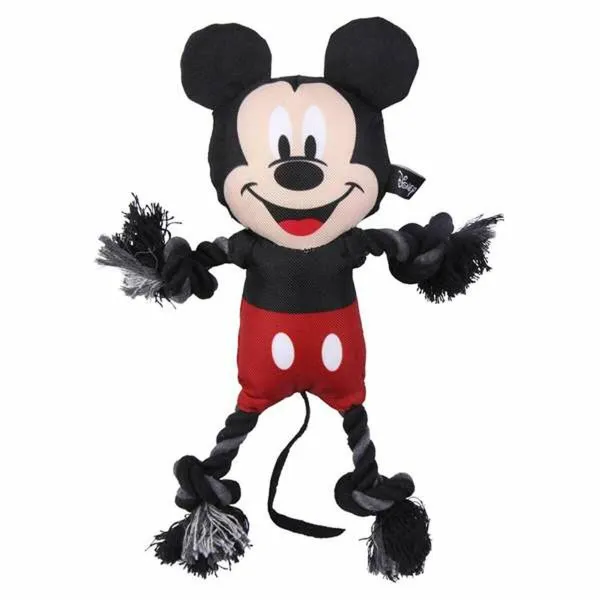 Šuns žaislas Mickey Mouse Juoda 15,0 x 6,0 x 28,0 cm Plastmasinis
