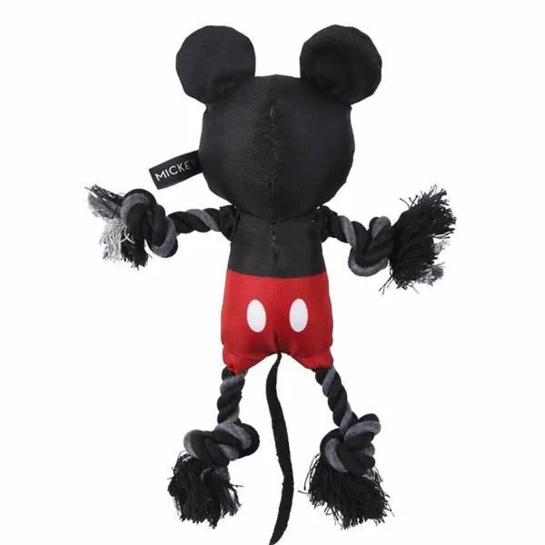 Dog toy Mickey Mouse Black 15,0 x 6,0 x 28,0 cm Plastic