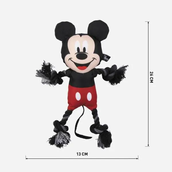 Игрушка для собак Mickey Mouse Чёрный 15,0 x 6,0 x 28,0 cm Пластик