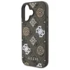 Guess Peony On 4G Background MagSafe - Case for iPhone 16 (brown)
