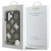 Guess Peony On 4G Background MagSafe - Case for iPhone 16 (brown)
