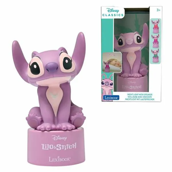 Светодиодный настольный светильник с ночной функцией Stitch Angel Пластик
