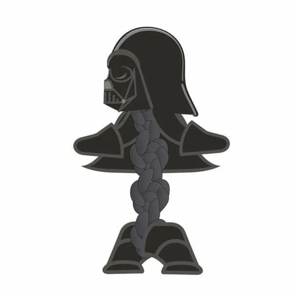 Koiran purulelu Star Wars Musta 11 x 27 x 9,5 cm