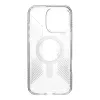 Speck Presidio Perfect-Clear Grip ClickLock & MagSafe - iPhone 16 Pro Max Case (Clear / Chrome Finish / Serene Silver)