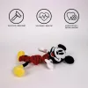 Koera närimismänguasi Mickey Mouse Punane 11 x 27 x 9,5 cm