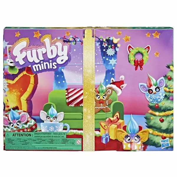 Рождественский календарь Furby Minis полиэстер ABS PoE Разноцветный
