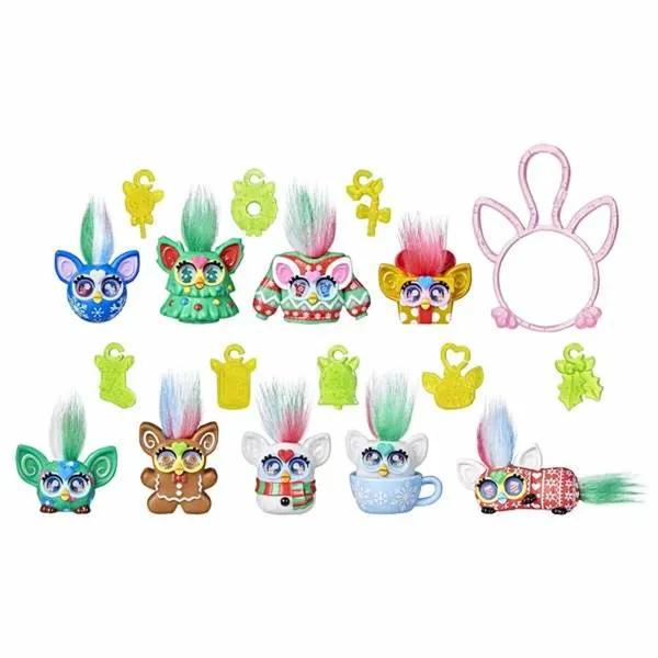 Рождественский календарь Furby Minis полиэстер ABS PoE Разноцветный