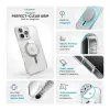 Speck Presidio Perfect-Clear Grip MagSafe - iPhone 16 Pro Max Case (Clear / Chrome Finish / Serene Silver)