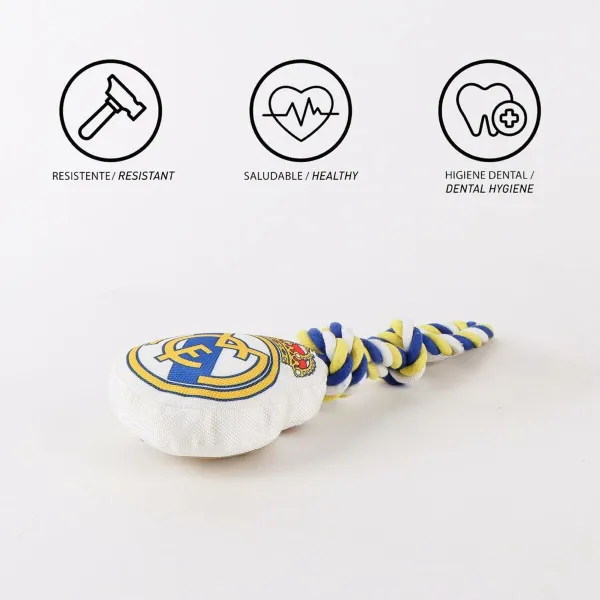 Игрушка для собак Real Madrid C.F. Белый 15 x 33 x 10 cm