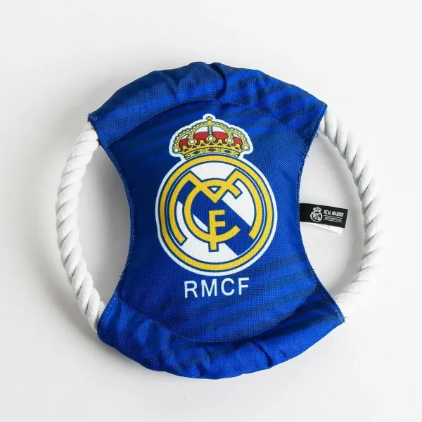 Sveikinimo dovanų rinkinys šunims Real Madrid C.F. Mėlyna 21,0 x 21,0 x 8,8 cm 3 Dalys