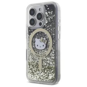 Hello Kitty Liquid Glitter Fever MagSafe - Case for iPhone 16 Pro (black/gold)