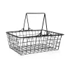 Padėklas indams su grotelėmis Quid Ebano Metalinis Plienas 30 x 23 x 10,5 cm