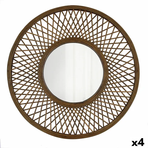 Seinäpeili Vinthera Moa Rottinki Luonnollinen 59 cm (4 osaa)