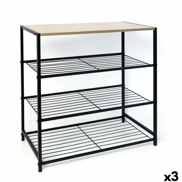 Полка Vinthera Moa Металл Деревянный MDF 60 x 30 x 63,5 cm (3 штук)