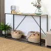 Side table Vinthera Moa Black Beige 120 x 85 x 40 cm