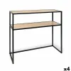 Полка Vinthera Moa Металл Деревянный MDF 78 x 27 x 77 cm (4 штук)