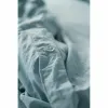 Nordic cover Naturals LINO BLANCO Green 143 x 200 cm