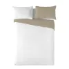 Пододеяльник Naturals FUNDA NORDICA BICOLOR REVERSIBLE Белый Бежевый 140 x 200 cm Двухсторонний