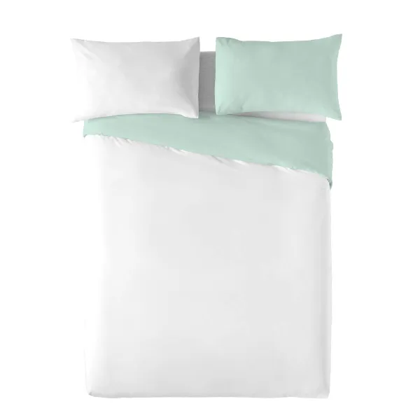 Ziemeļu pārvalks Naturals FUNDA NORDICA BICOLOR REVERSIBLE Balts Zaļš 200 x 200 cm Abpusējs
