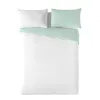 Пододеяльник Naturals FUNDA NORDICA BICOLOR REVERSIBLE Белый Зеленый 200 x 200 cm Двухсторонний