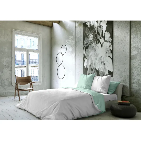 Ziemeļu pārvalks Naturals FUNDA NORDICA BICOLOR REVERSIBLE Balts Zaļš 200 x 200 cm Abpusējs