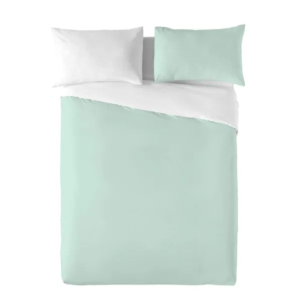 Ziemeļu pārvalks Naturals FUNDA NORDICA BICOLOR REVERSIBLE Balts Zaļš 200 x 200 cm Abpusējs