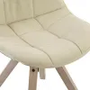 Обеденный стул DKD Home Decor Бежевый Разноцветный 47 x 55 x 85 cm