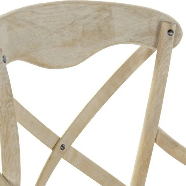 Ruokatuoli DKD Home Decor Valkoinen Monivärinen 55 x 57 x 92 cm 55 x 47 x 92 cm