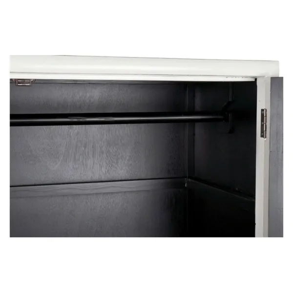 Kaappi DKD Home Decor Valkoinen Kullattu Metalli Poppeli 120 x 50 x 175 cm