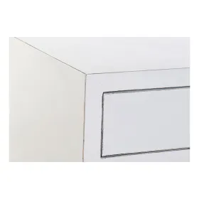 Sivupöytä DKD Home Decor Kamakura Valkoinen Kullattu Metalli Poppeli 150 x 50 x 80 cm (150 x 50 x 80 cm)