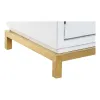 Bufete DKD Home Decor Kamakura Balts Bronza Metāls Papele 150 x 50 x 80 cm (150 x 50 x 80 cm)